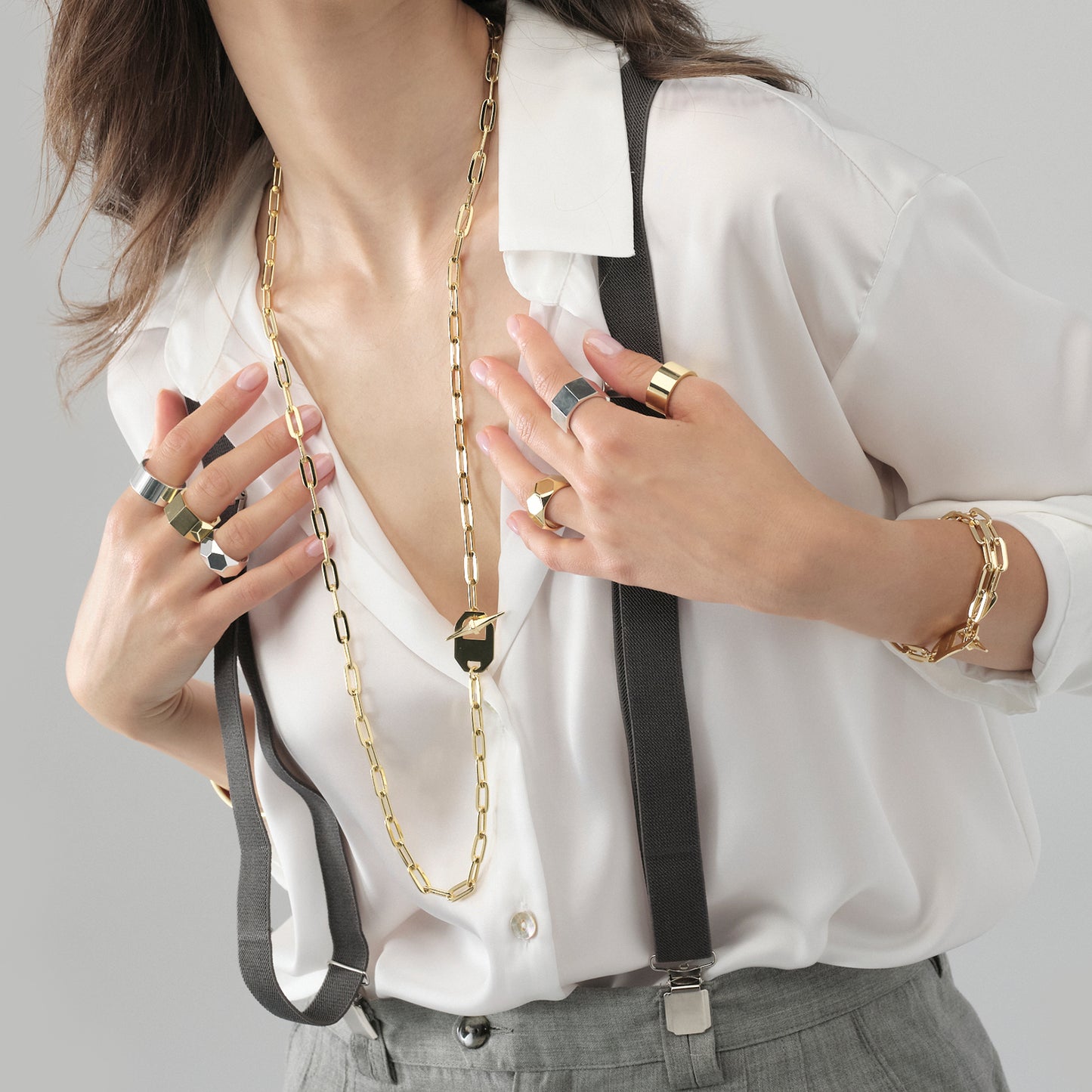 UNOAERRE - Collana con chiusura gioiello