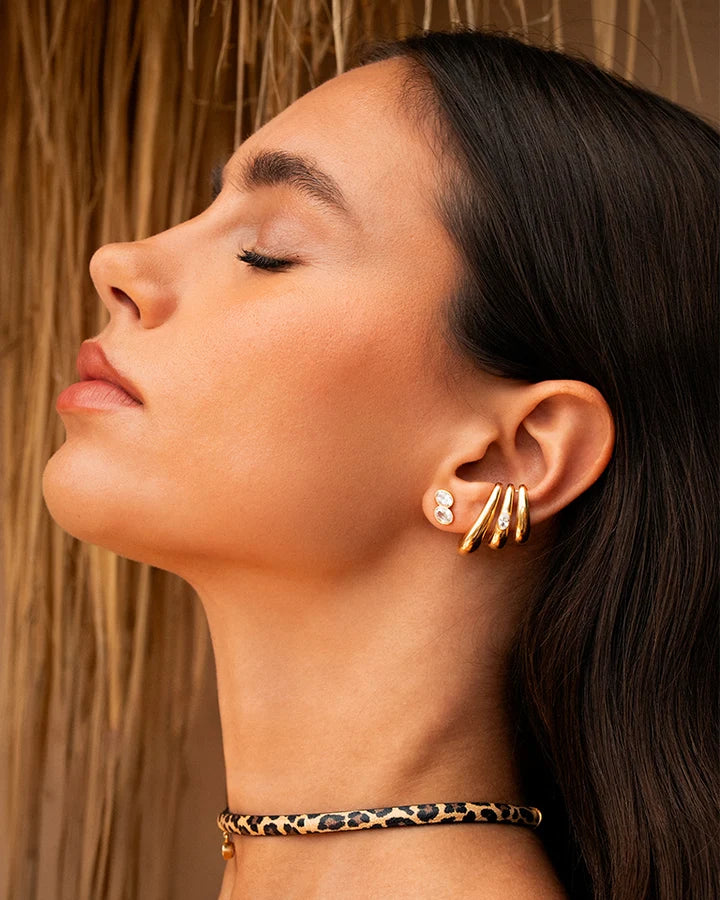 RUE DES MILLE - Earcuff Bold Oval Cut