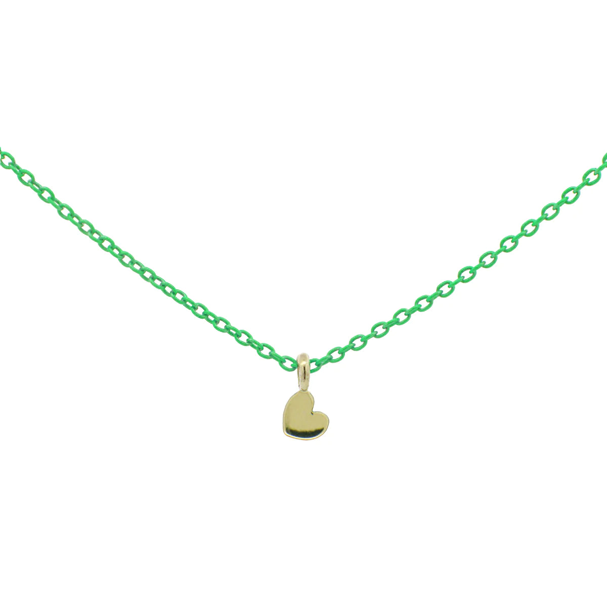 RUE DES MILLE - Collana girocollo Verde Fluo