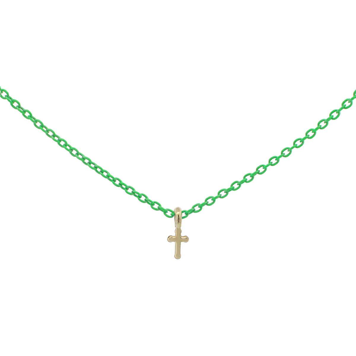 RUE DES MILLE - Collana girocollo Verde Fluo