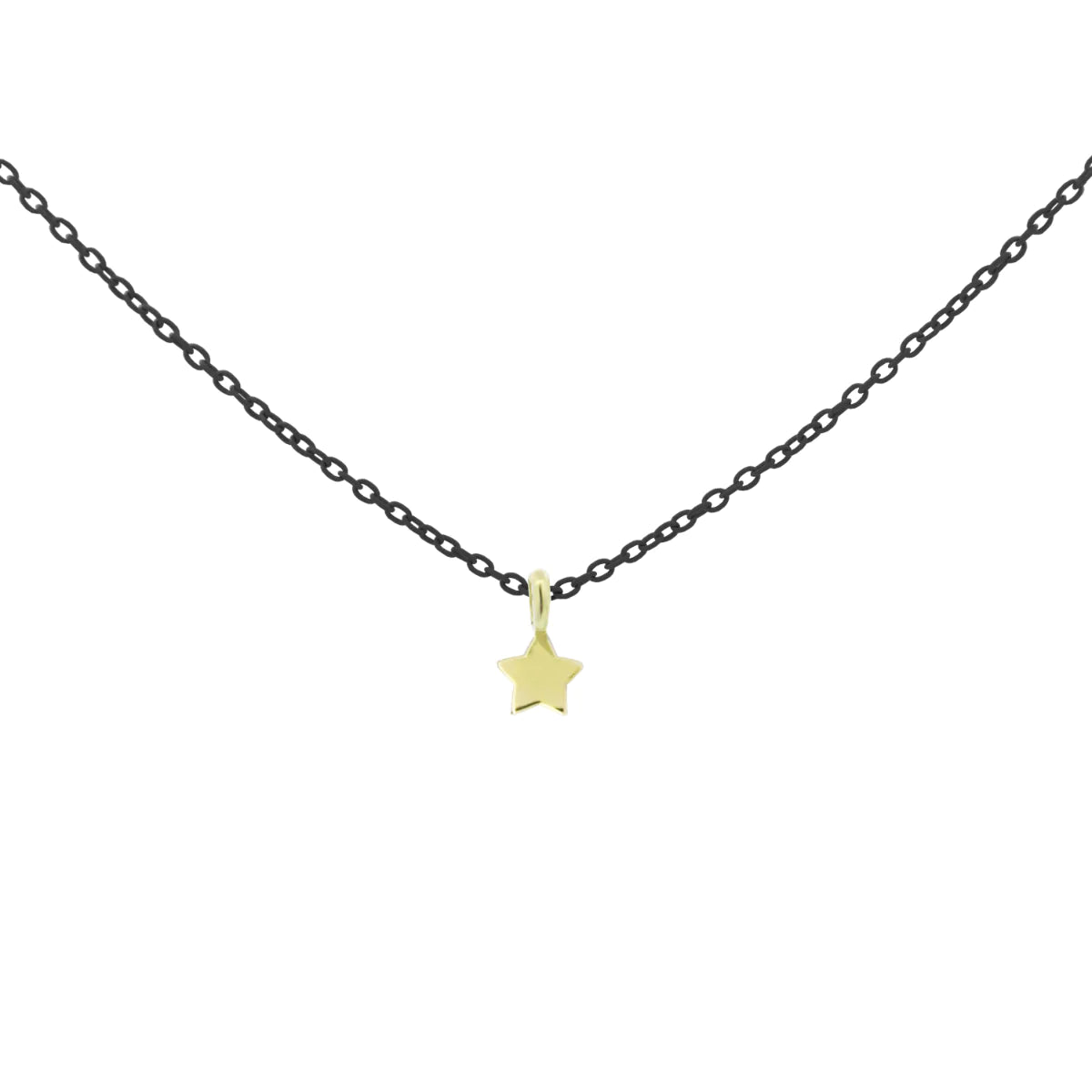 RUE DES MILLE - GIROCOLLO STELLA CATENA CON VERNICE - ORO 18KT