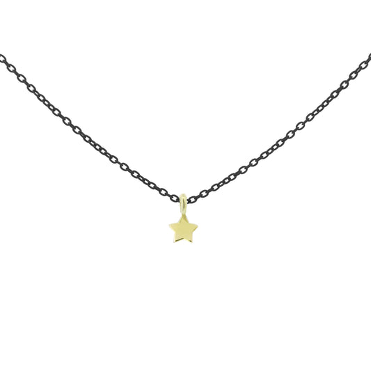 RUE DES MILLE - GIROCOLLO STELLA CATENA CON VERNICE - ORO 18KT