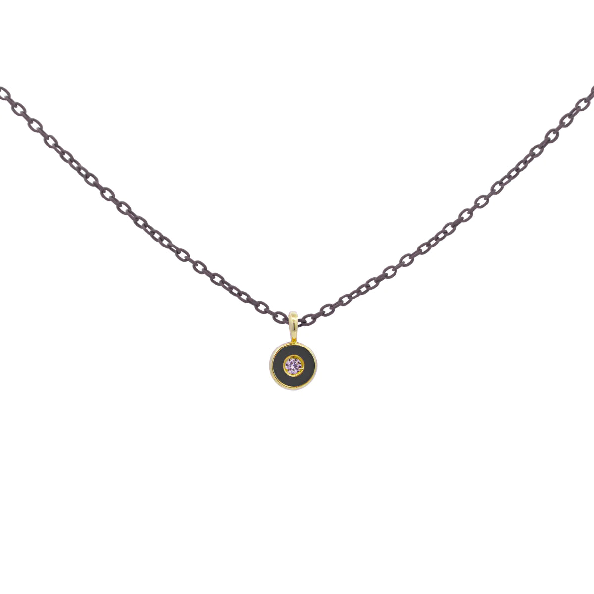 RUE DES MILLE - Collana Girocollo Nera