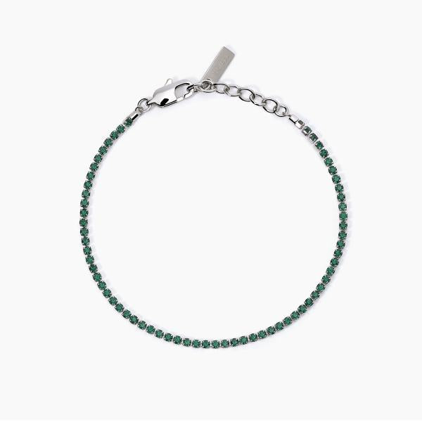 2JEWELS - Bracciale in acciaio 316L cristalli
