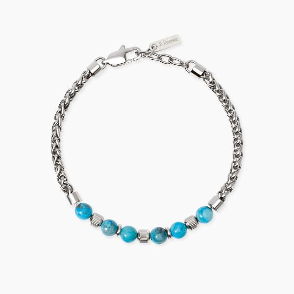 2JEWELS - Bracciale in acciaio 316L opale