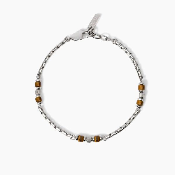 2JEWELS - Bracciale in acciaio 316L occhio di tigre