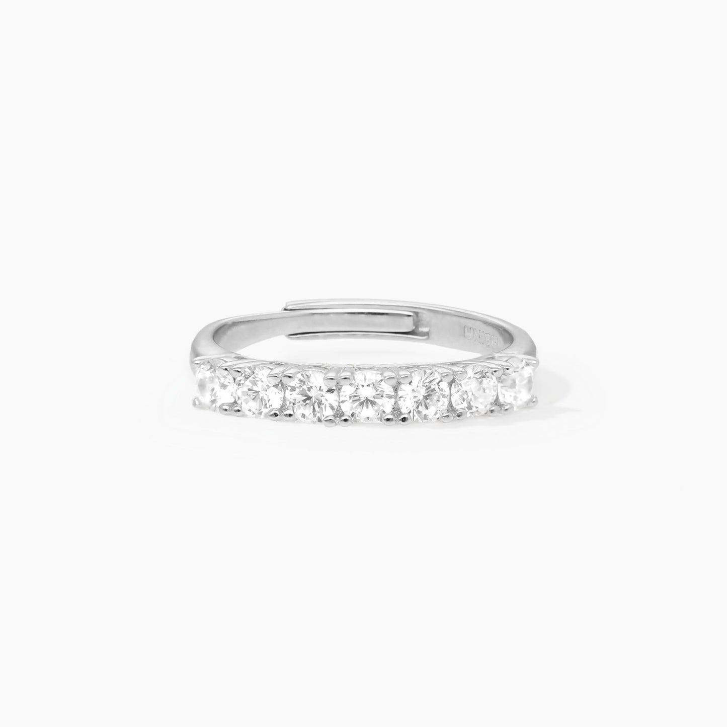 MABINA - Anello veretta con zirconi