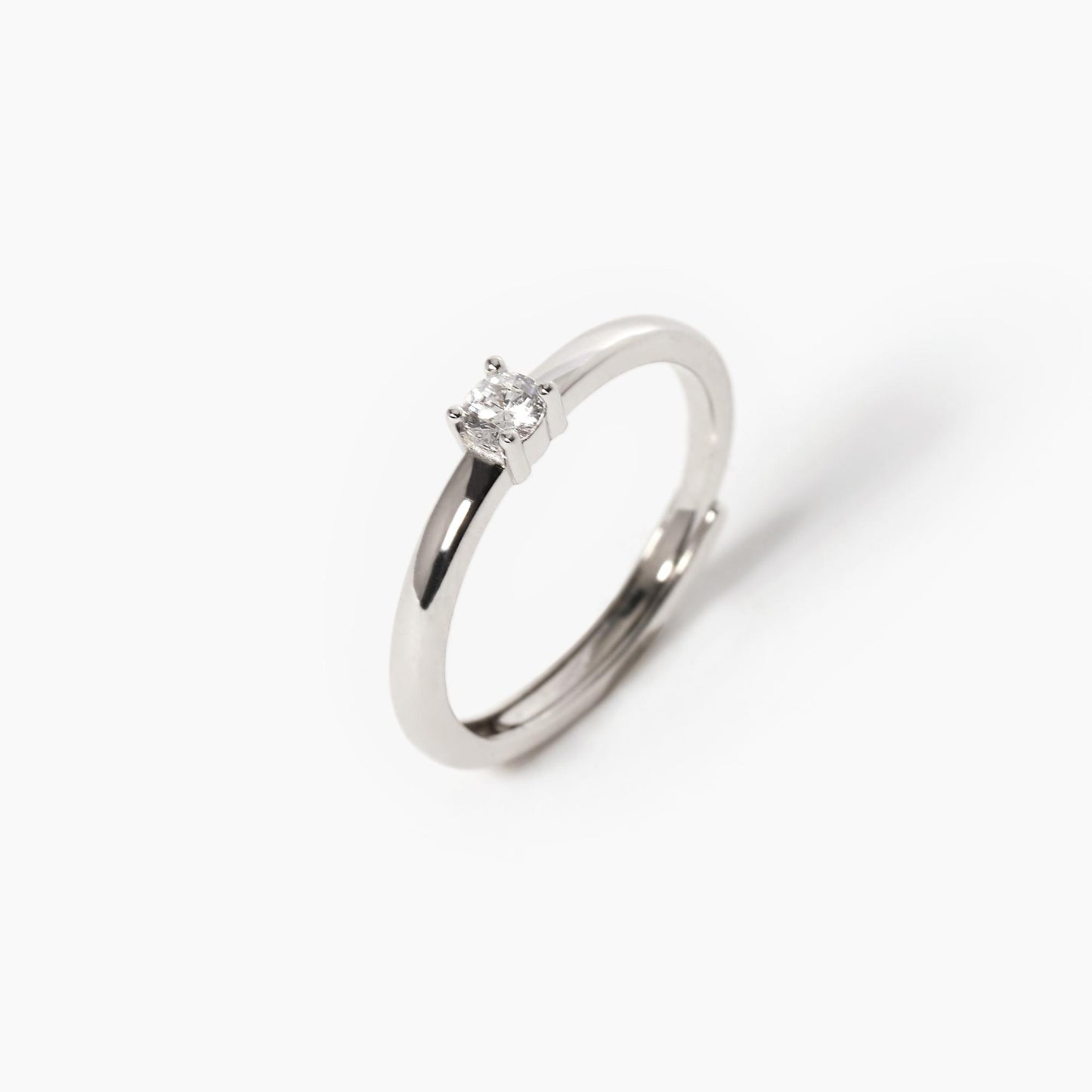 MABINA -Anello Solitario Argento