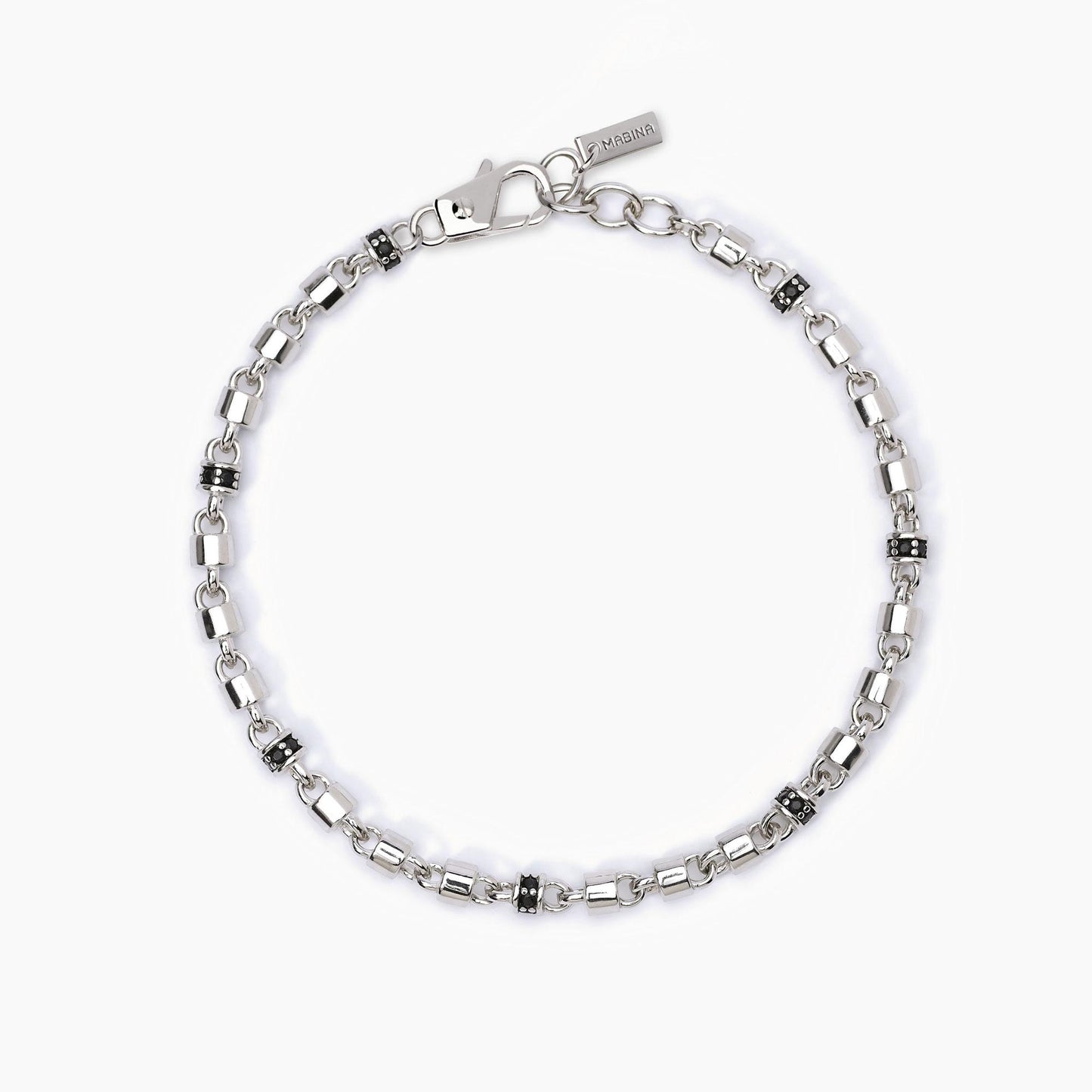 MABINA - Bracciale maglia a cilindro