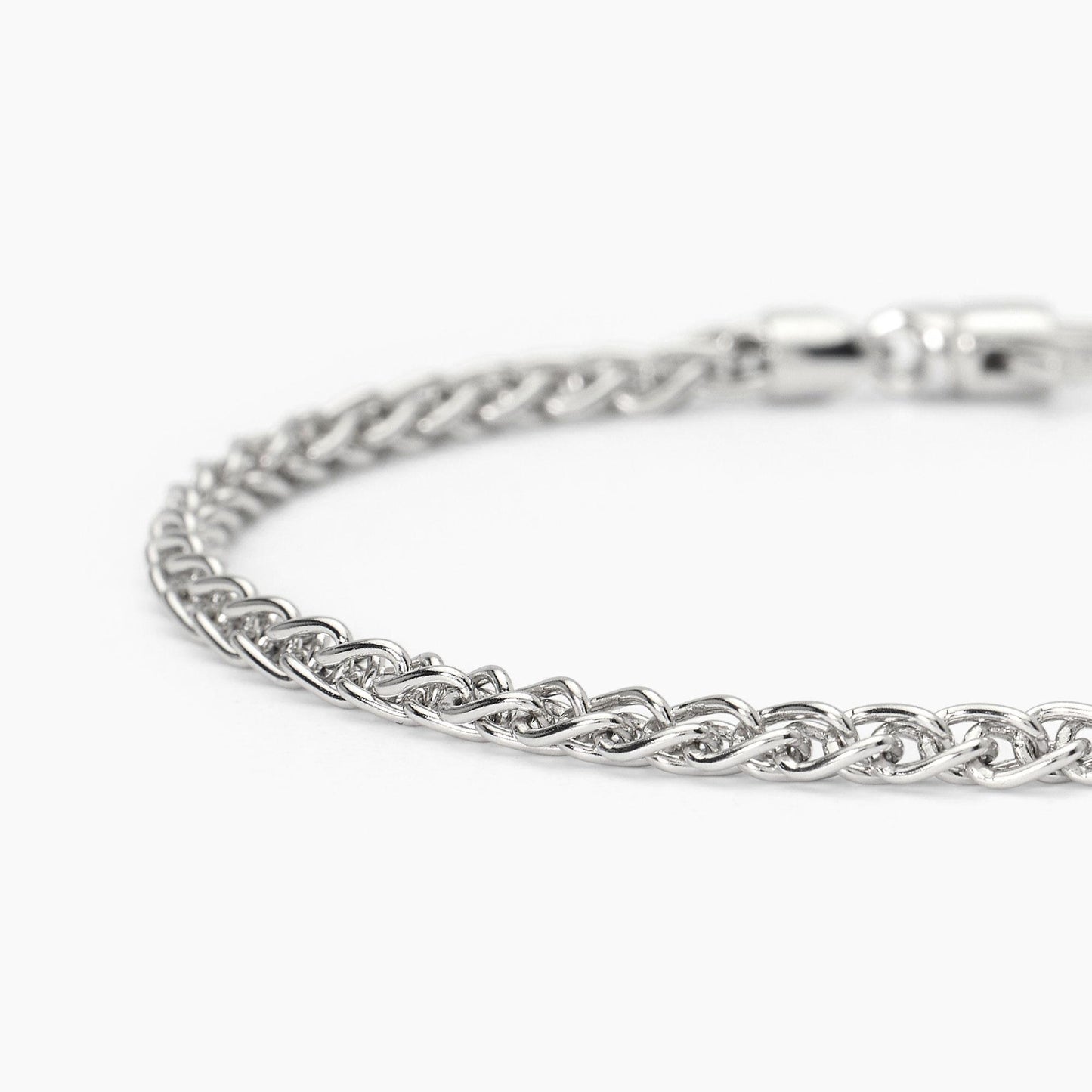 MABINA UOMO - Bracciale in argento con catena spiga