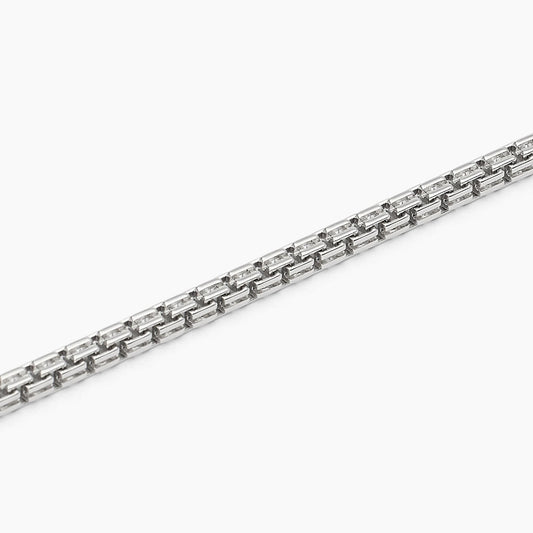 MABINA UOMO - Bracciale in argento con catena veneta