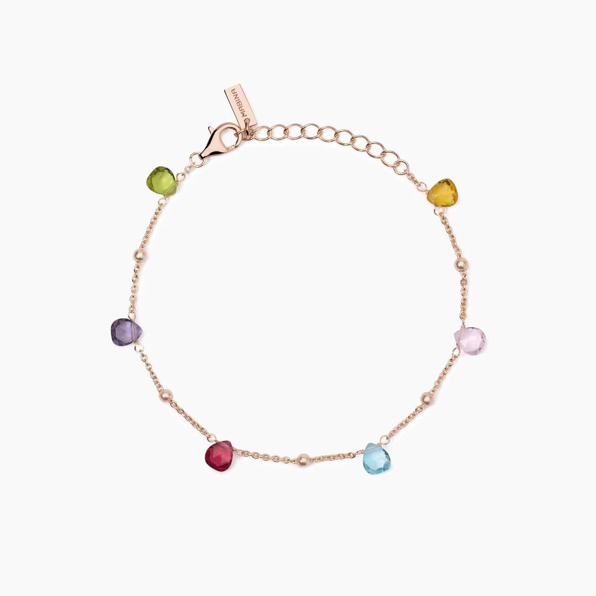 MABINA - Bracciale con elementi in glass multicolor