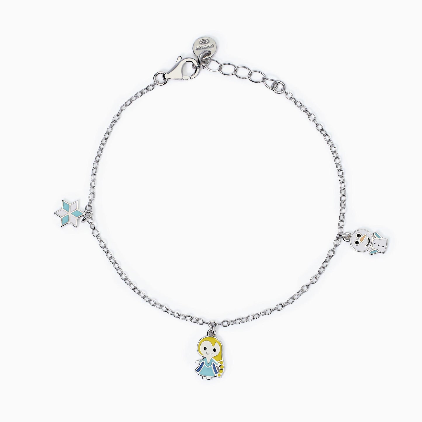 MABINA - Bracciale da bambina con ciondoli neve