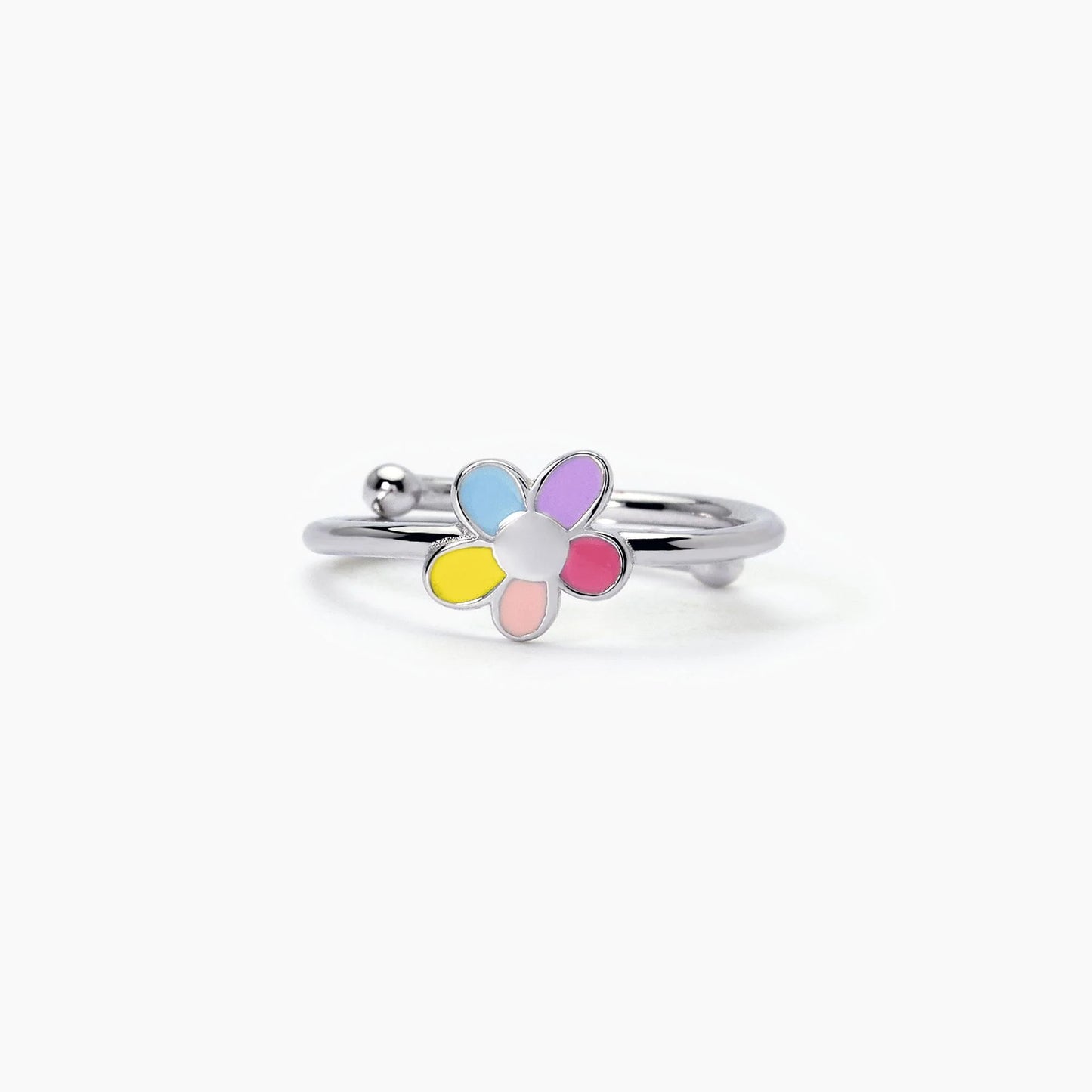 MABINA JUNIOR - Anello in argento con fiorellino