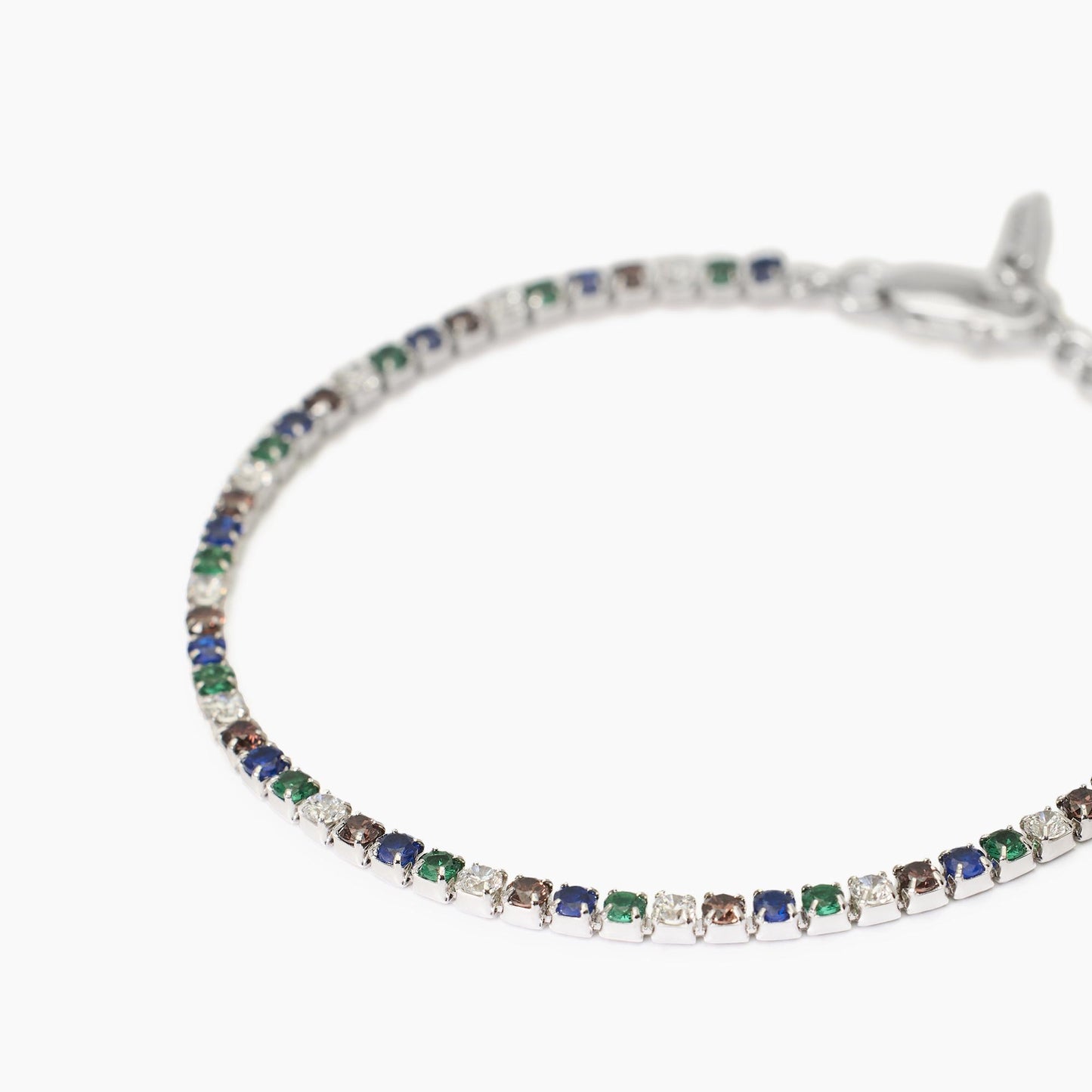 MABINA UOMO - Bracciale Tennis Uomo Multicolor