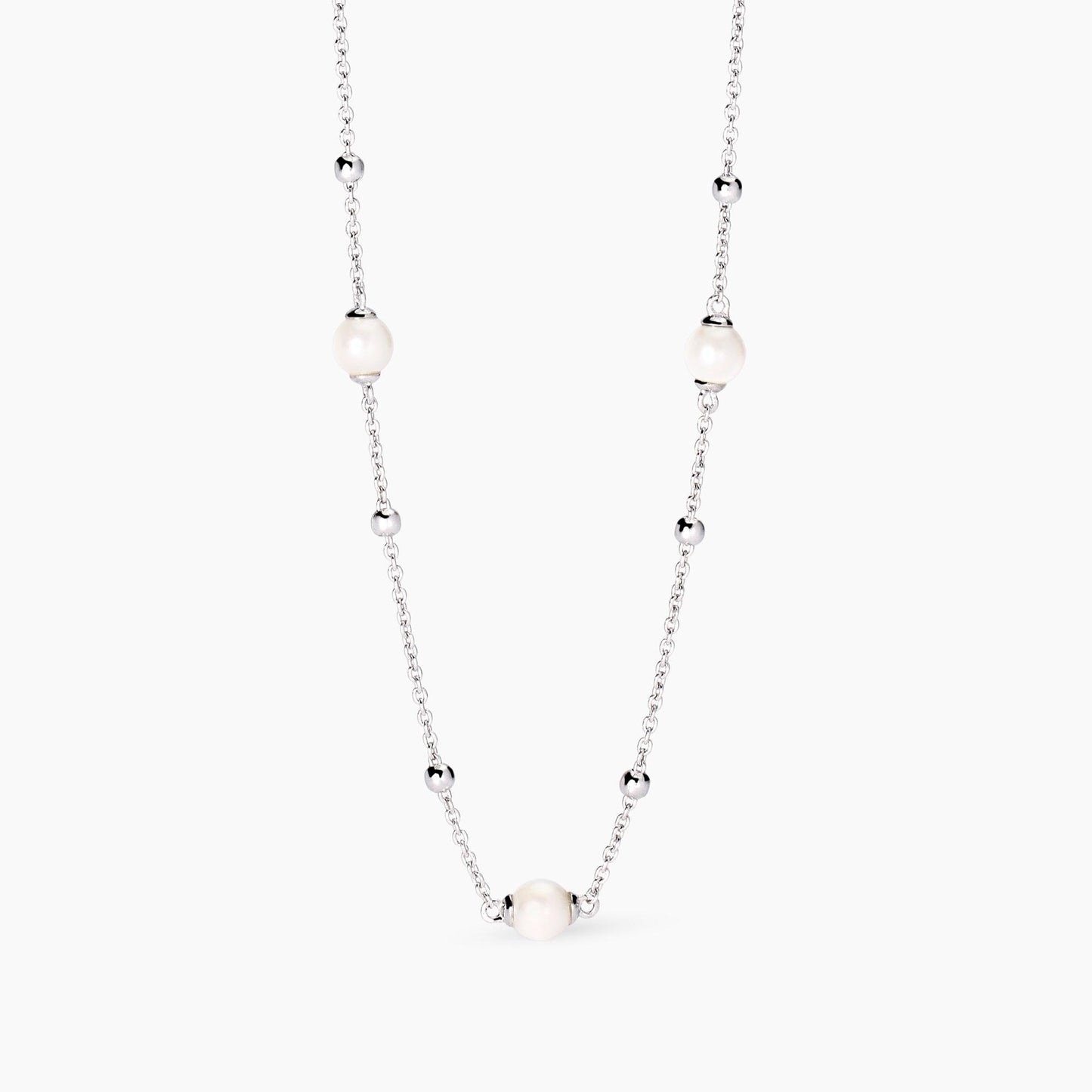 MABINA - Girocollo in argento con perle conchiglia