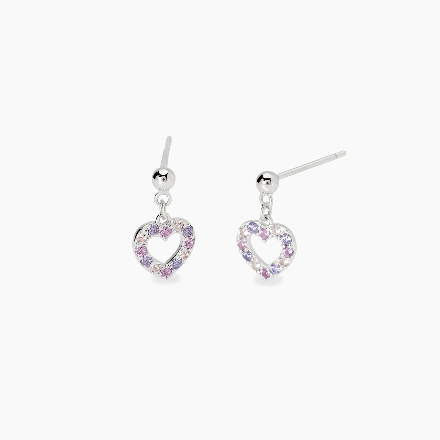 MABINA JUNIOR -Orecchini bambina con pendente cuore