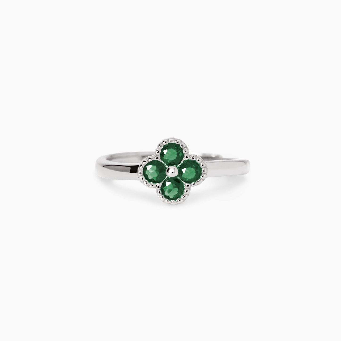 MABINA - Anello con fiore Jasmine