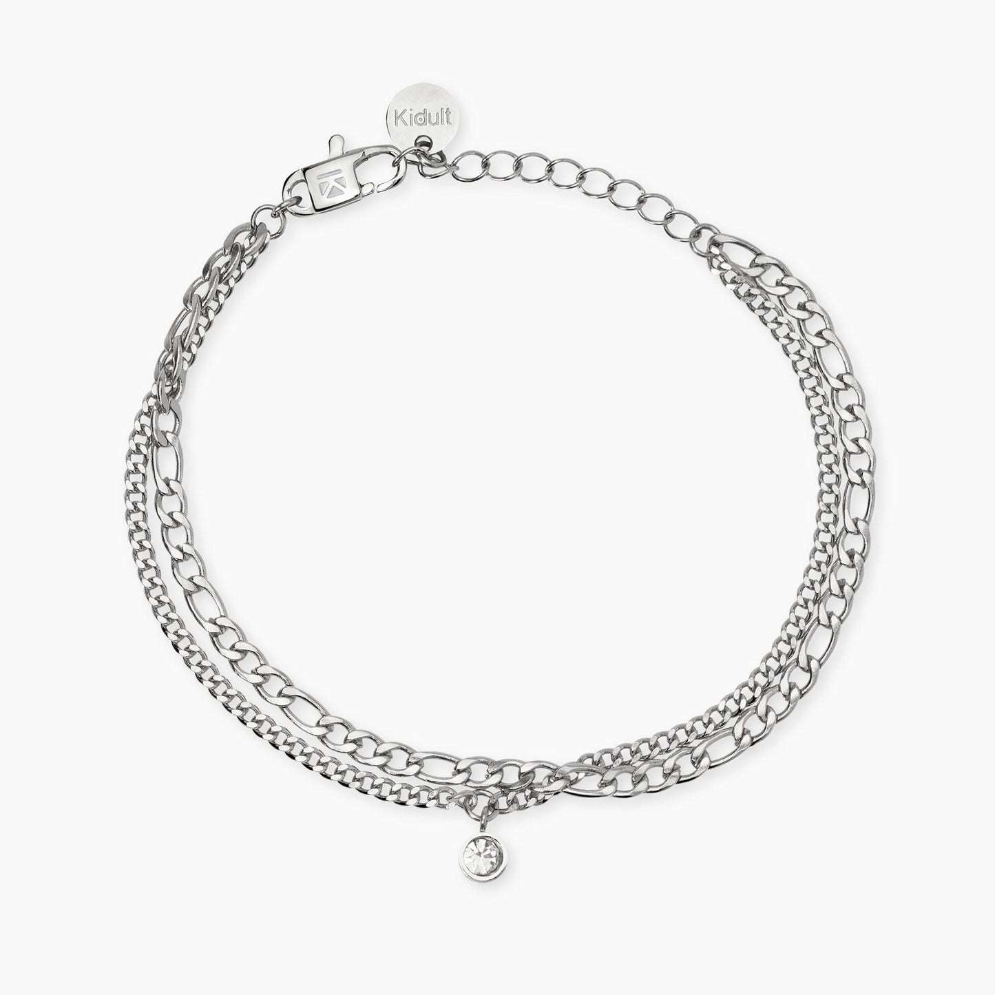 KIDULT -Bracciale con catene e ciondolo