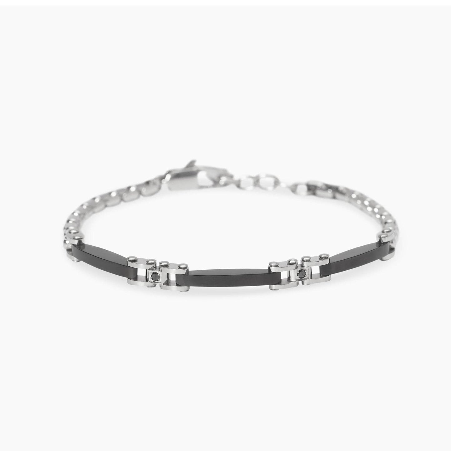 KIDULT -Bracciale regolabile con elementi neri