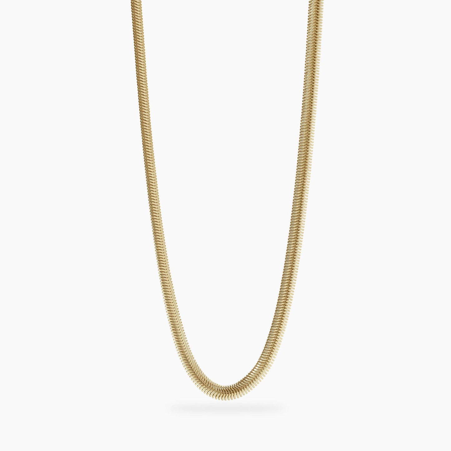 KIDULT -Collana dorata con catena snake