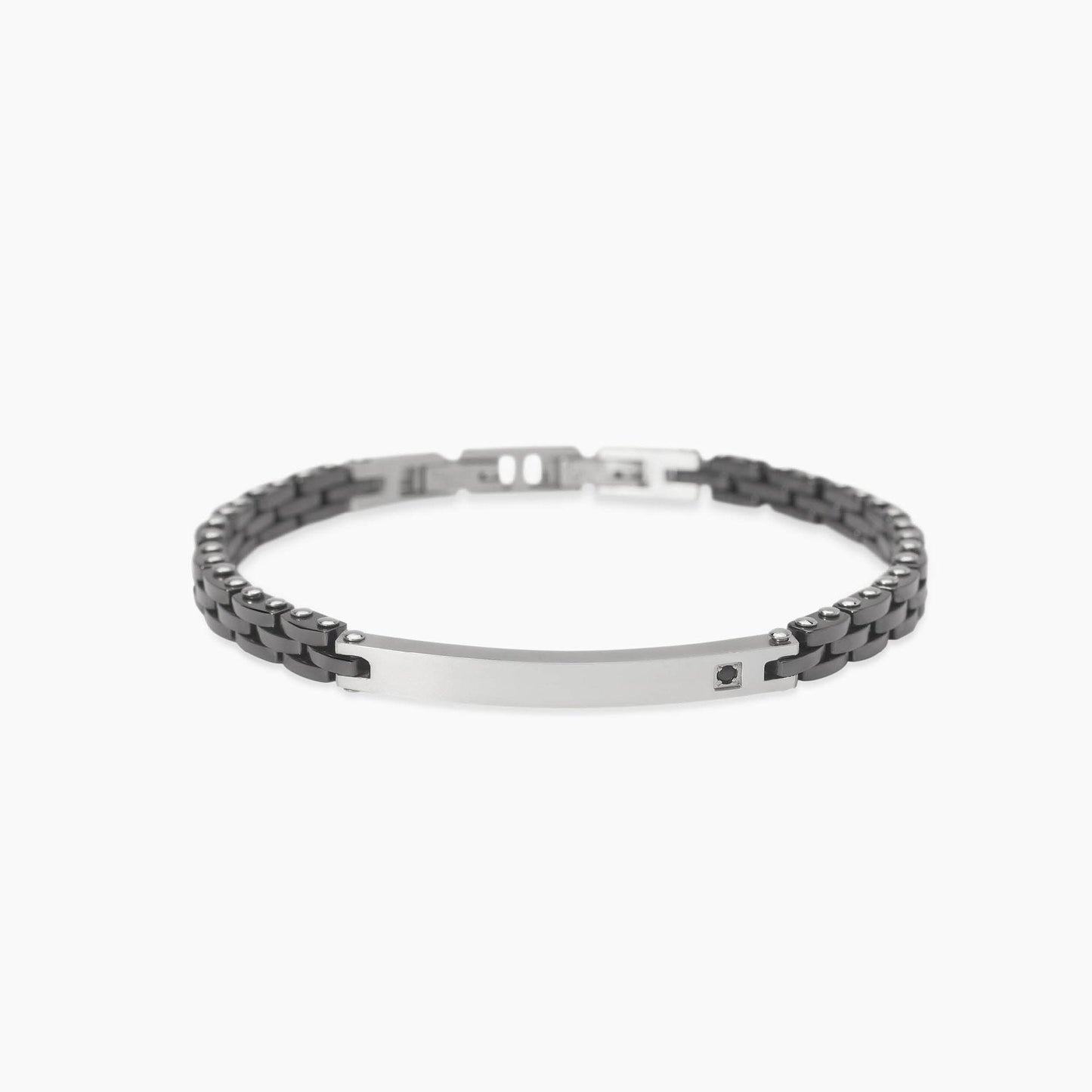 KIDULT -Bracciale in ceramica con piastra centrale