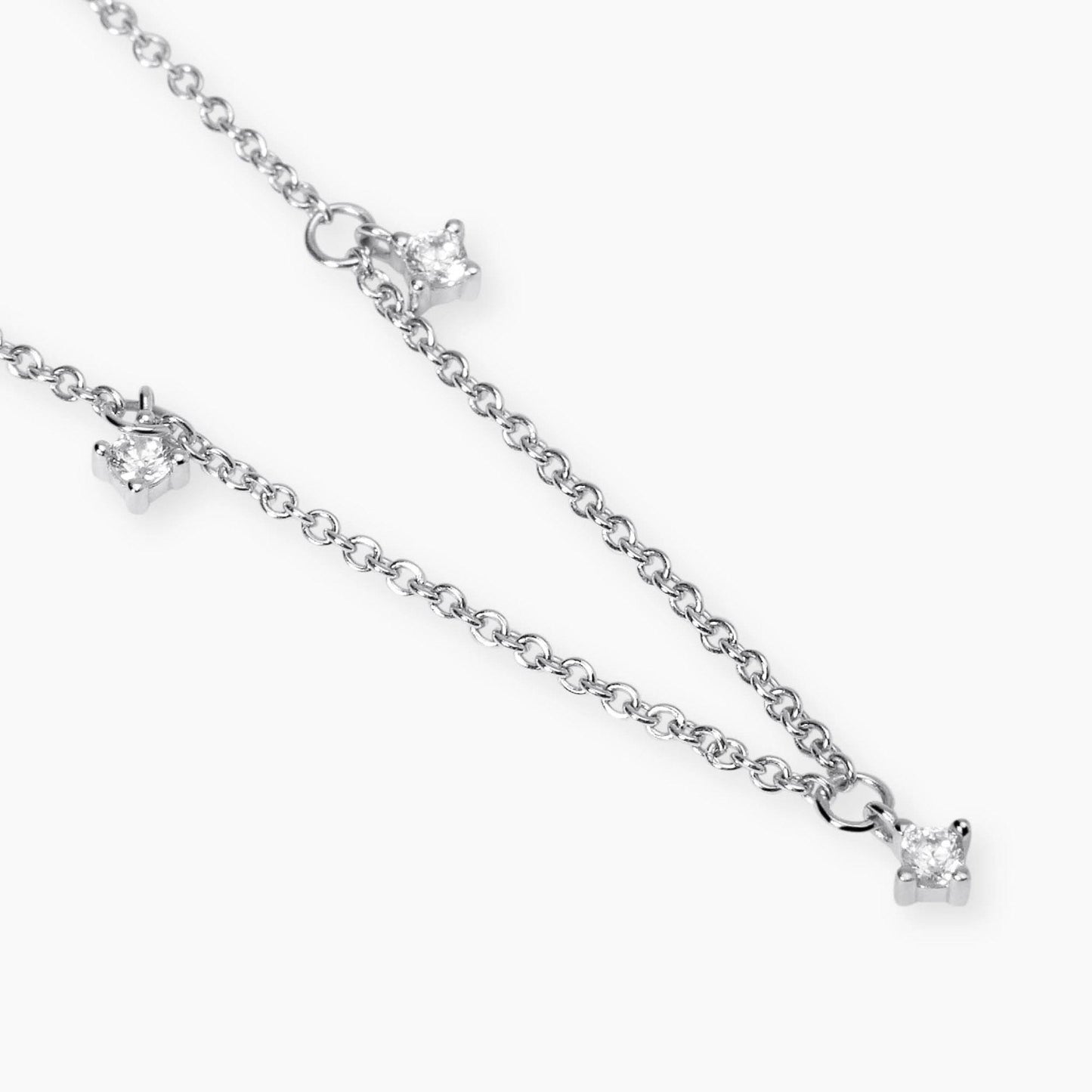 MABINA MY DIAMOND -Girocollo con punti luce in diamanti lab-grown