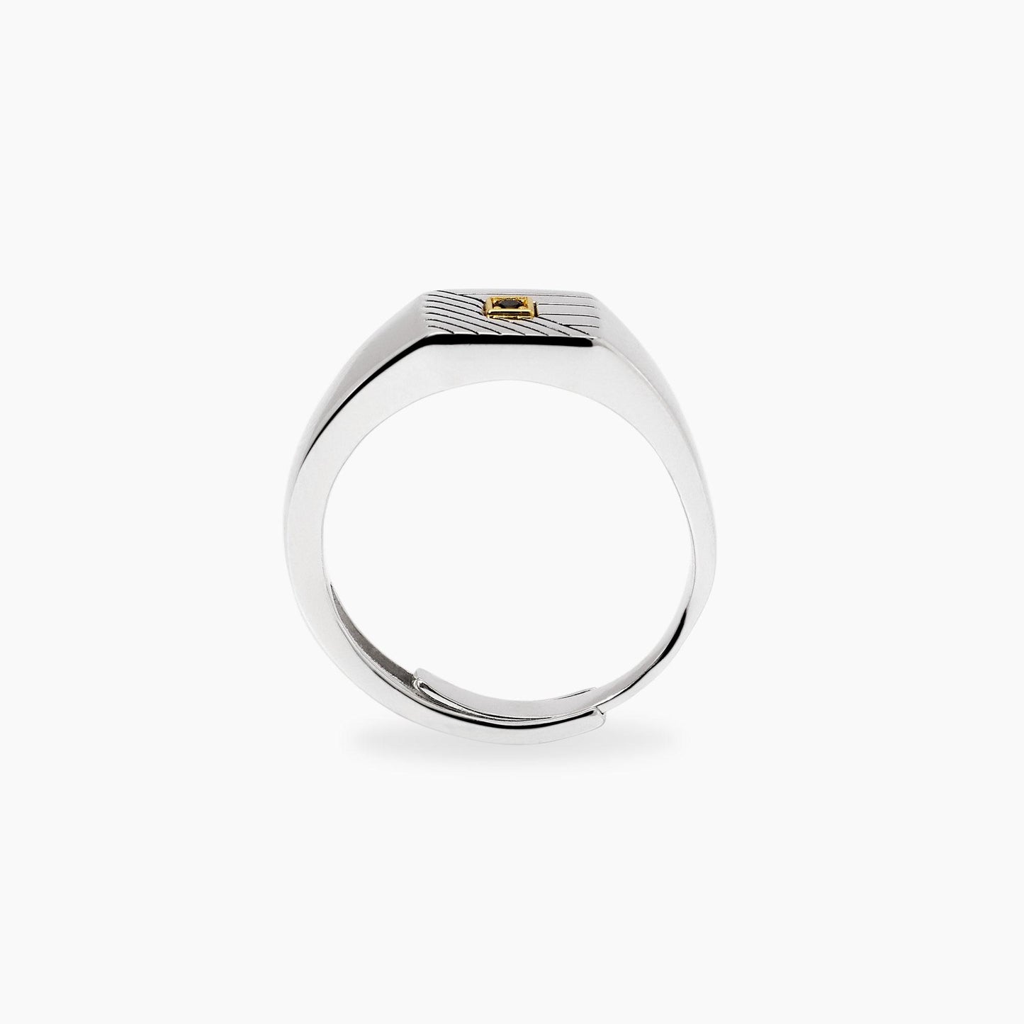 MABINA - Anello chevalier da uomo