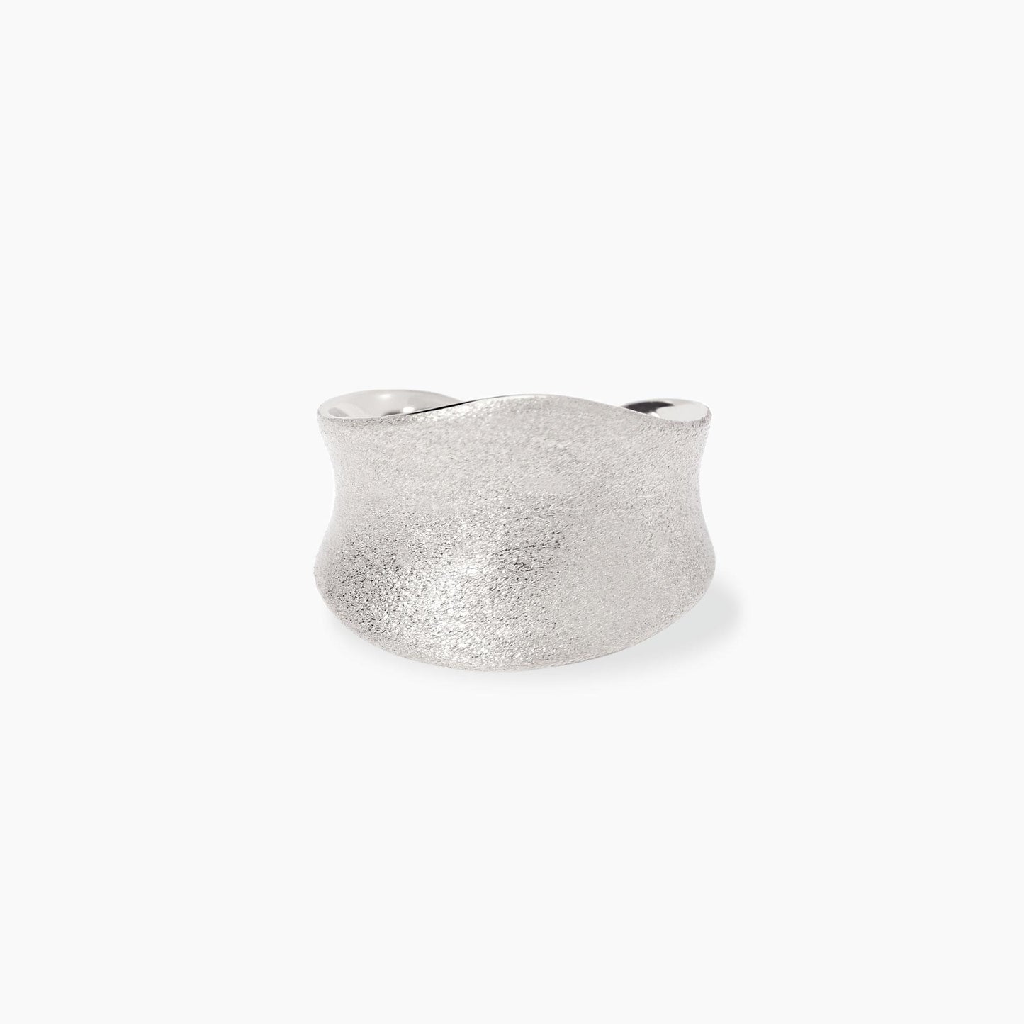 MABINA - Anello regolabile in argento bulinato