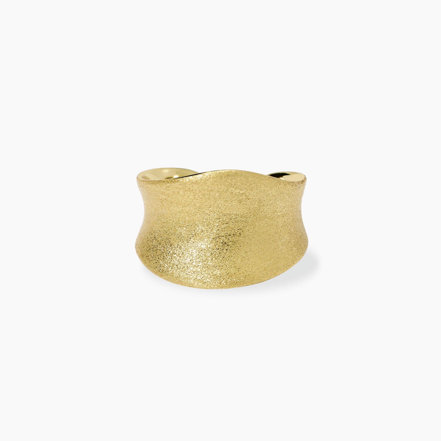 MABINA - Anello regolabile in argento bulinato