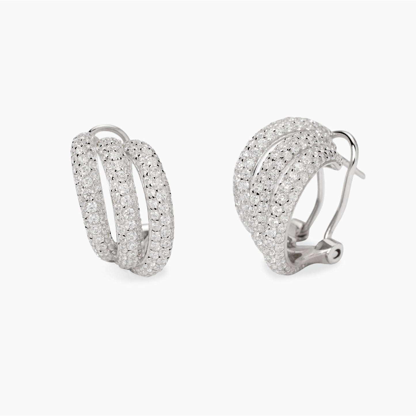 MABINA - Orecchini con zirconi