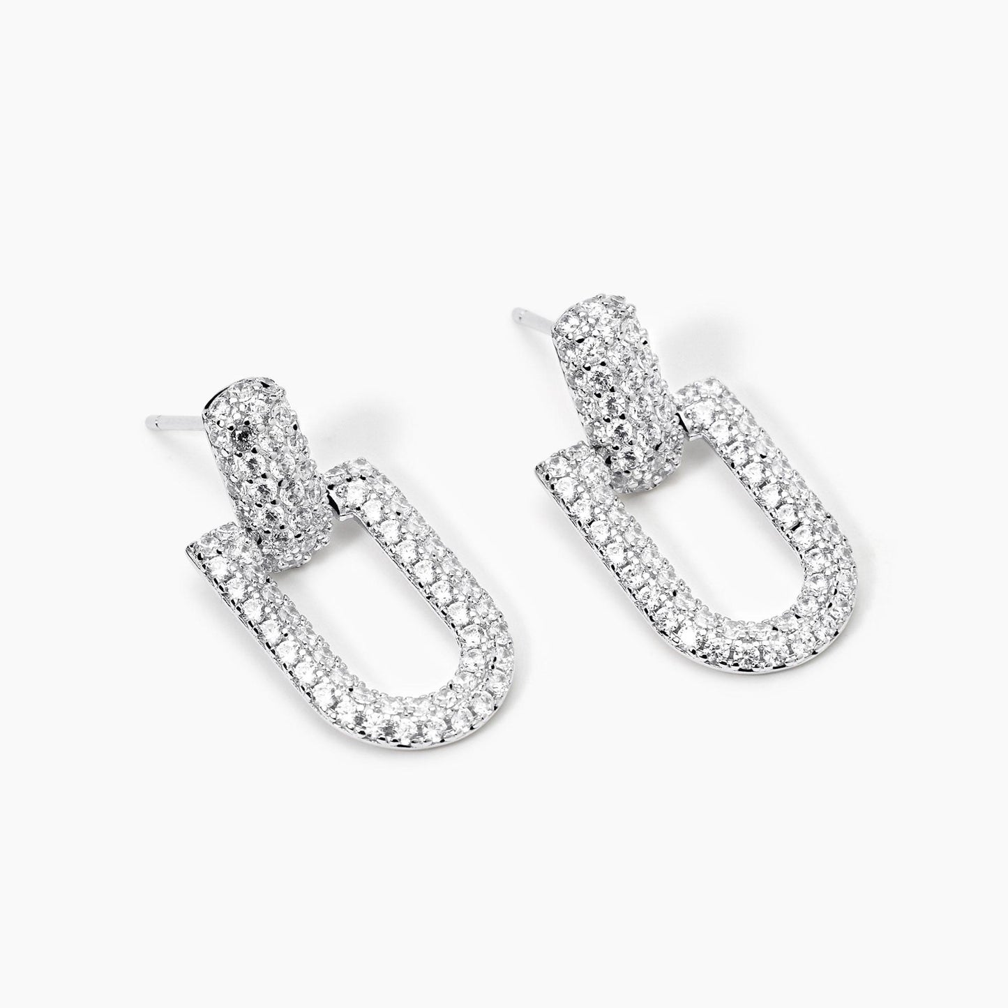 MABINA -Orecchini in argento con zirconi