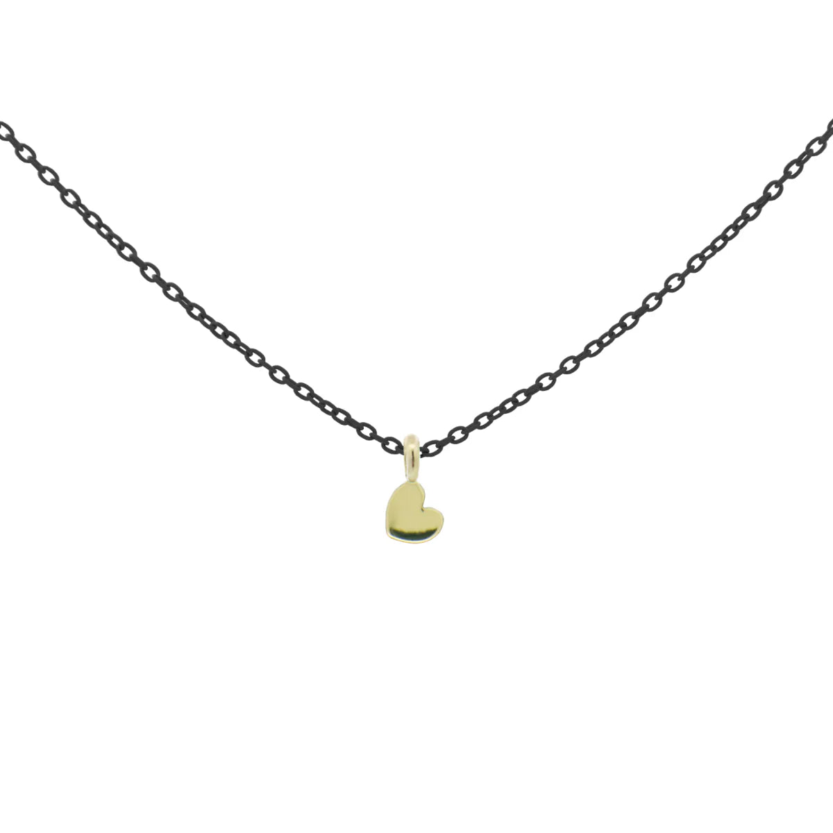 RUE DES MILLE - GIROCOLLO CUORE CATENA CON VERNICE - ORO 18KT