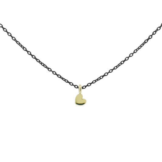 RUE DES MILLE - GIROCOLLO CUORE CATENA CON VERNICE - ORO 18KT