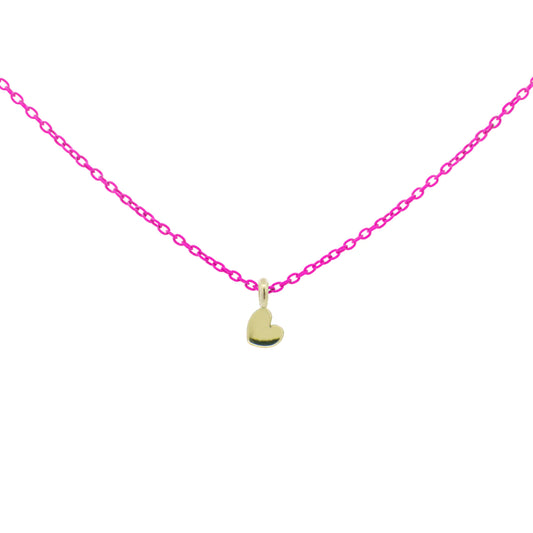 RUE DES MILLE - GIROCOLLO CUORE CATENA CON VERNICE - ORO 18KT