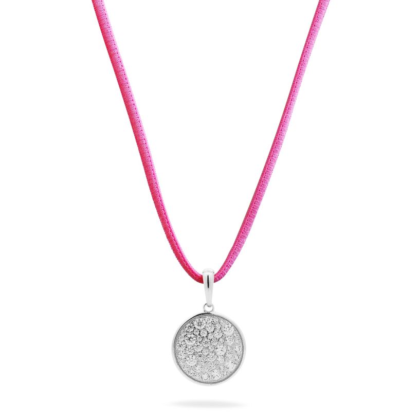 RUE DES MILLE - Ciondolo con choker rosa