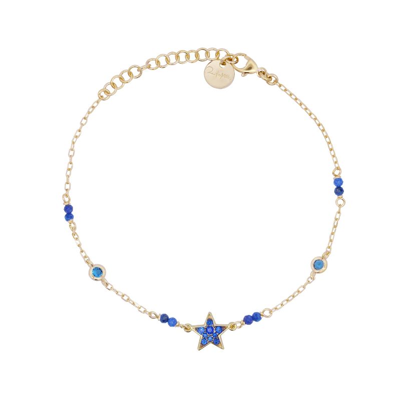RUE DES MILLE - Bracciale catena con soggetti colorati STARDUST TEN