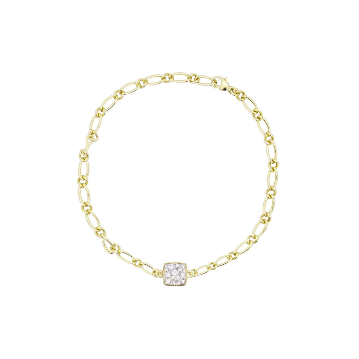RUE DES MILLE - BRACCIALE CATENA CHEVAL SMALL PAVÈ