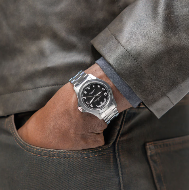 HAMILTON - KHAKI FIELD KING DAY-DATE 40 MM