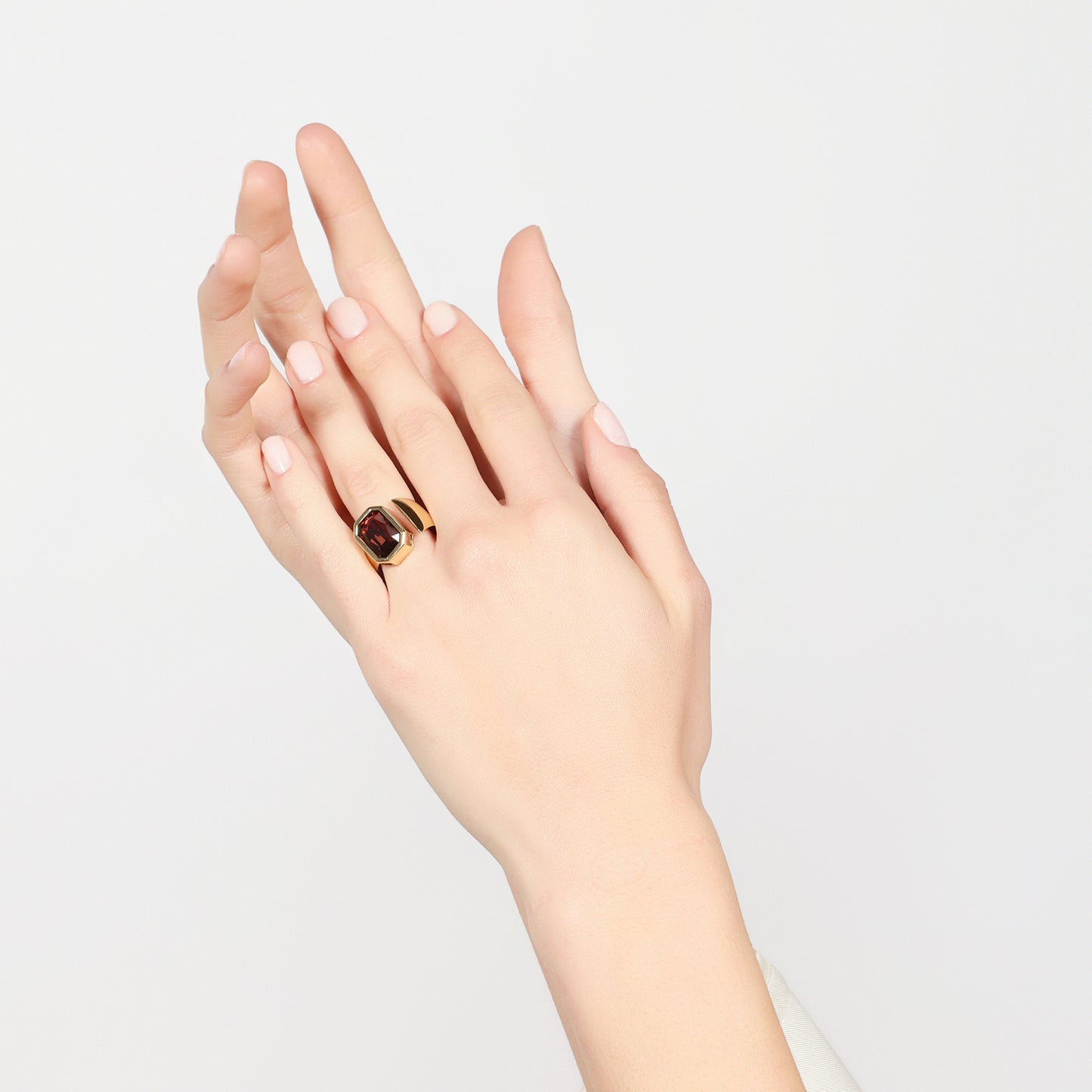 UNOAERRE - Anello Joya cristallo marrone