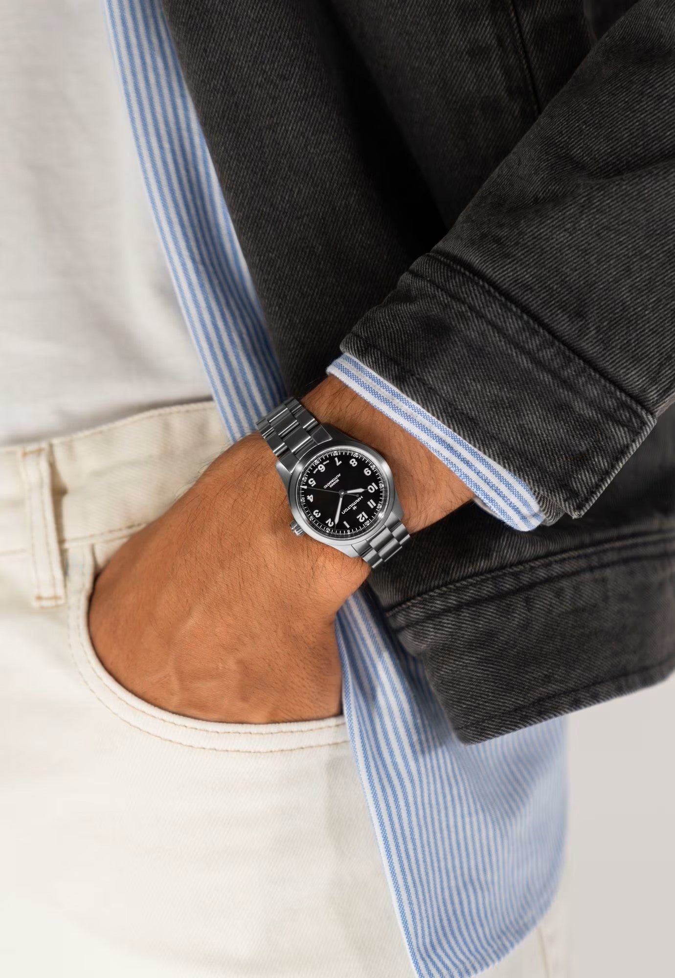 HAMILTON - Khaki Field Titanium auto 36mm Limited Edition Engineered Garments