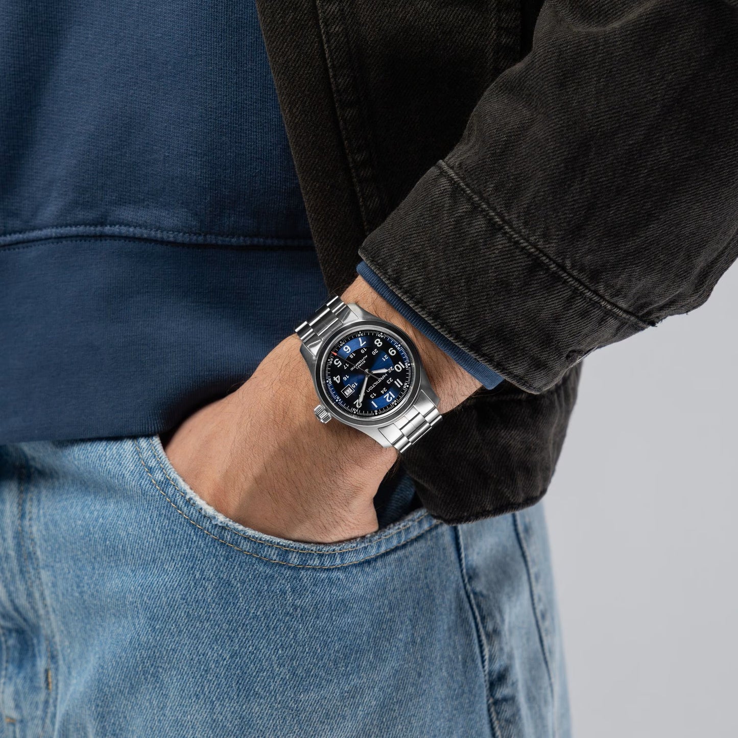 HAMILTON - Khaki Field Auto 42 mm