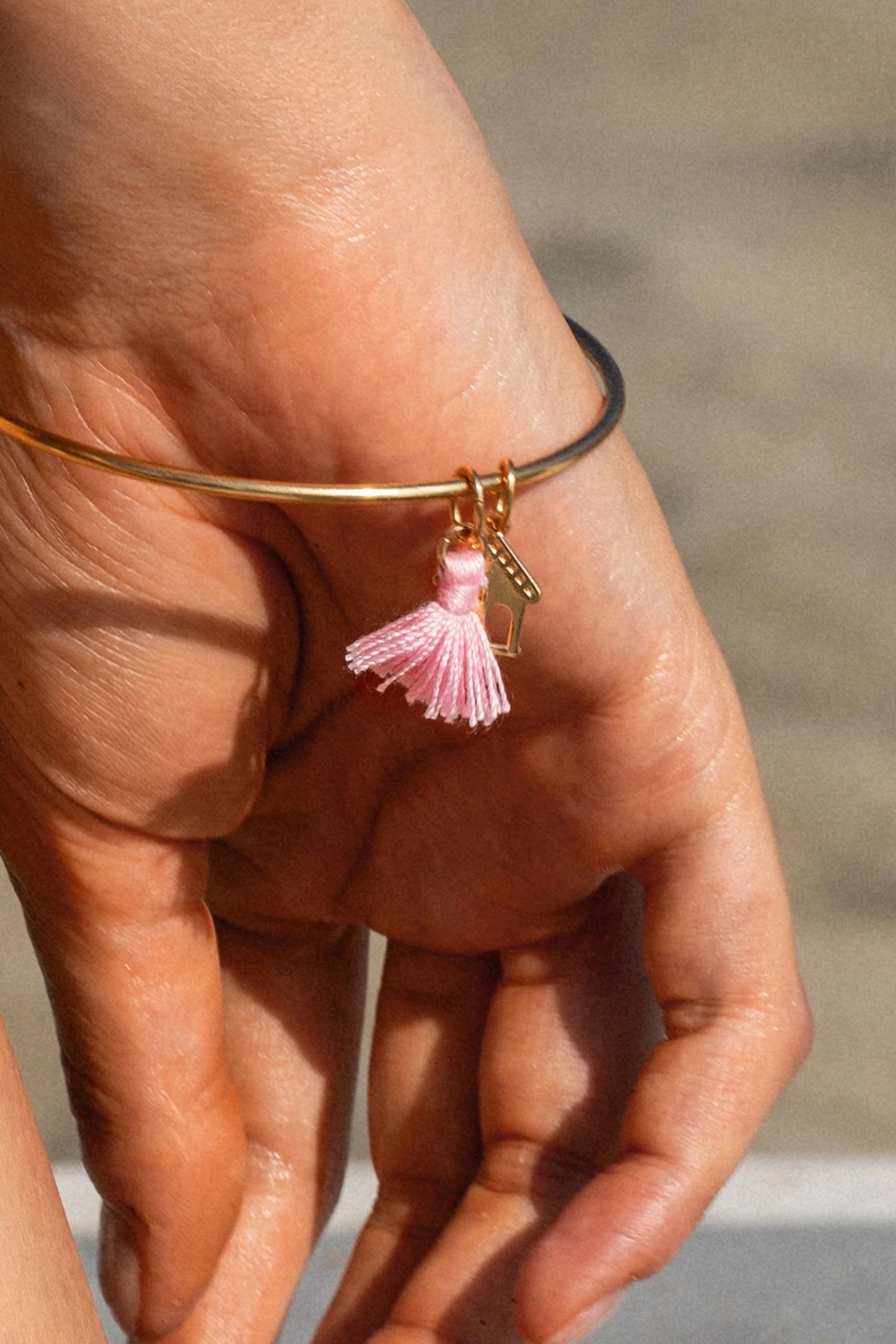 RUE DES MILLE - Charm Nappa Rosa