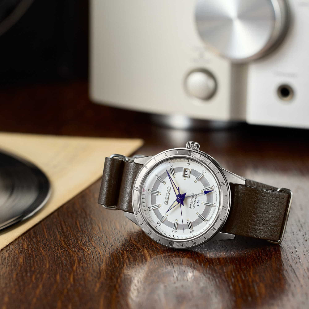 SEIKO - OROLOGIO PRESAGE AUTOMATICO GMT