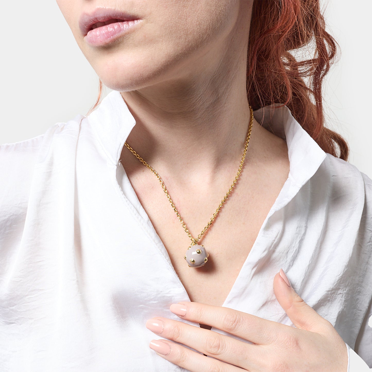 UNOAERRE - Collana Mina piccola grigia