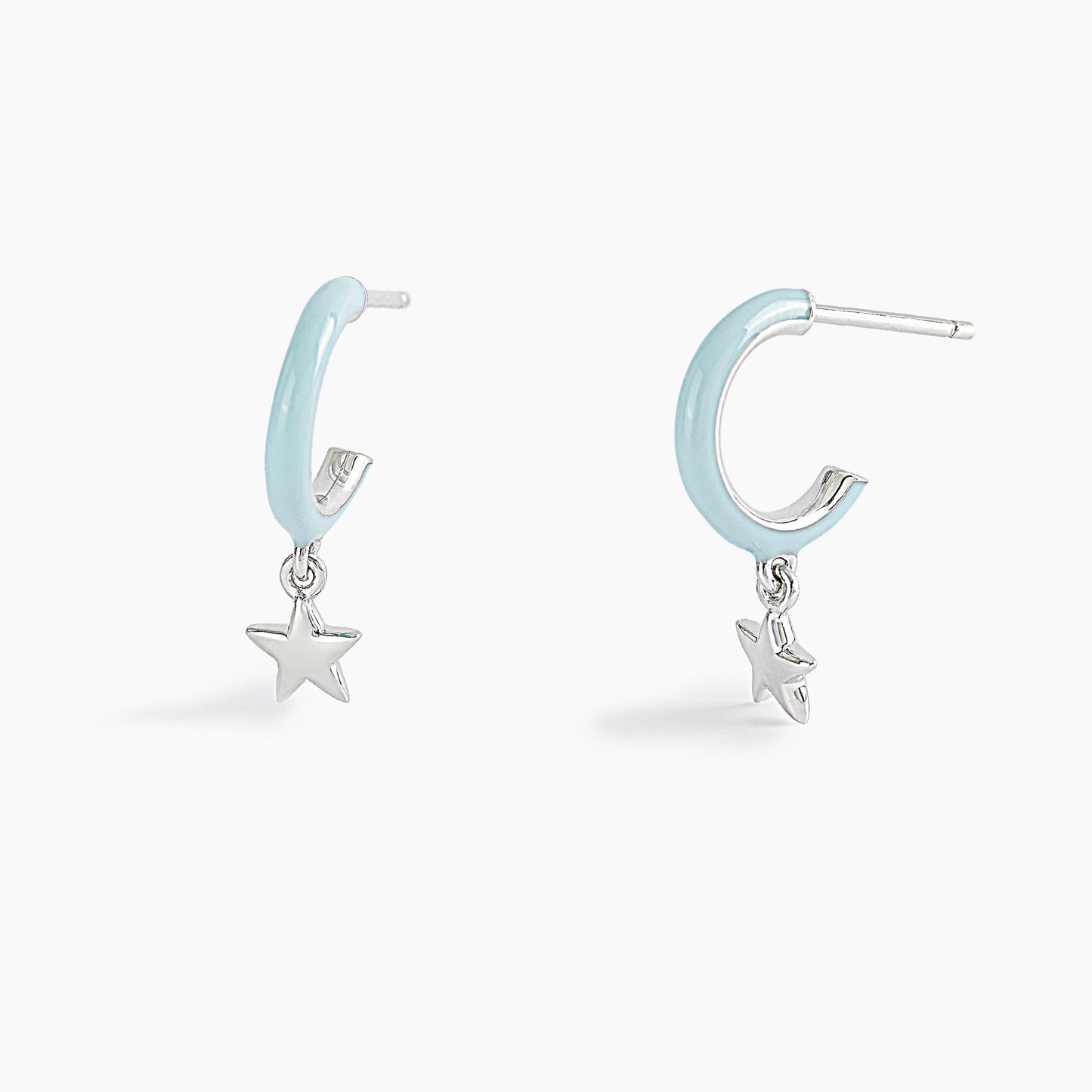 MABINA - Orecchini Cerchio Stella