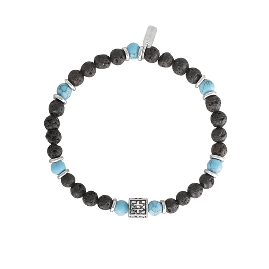 2JEWELS - Bracciale Pietra Lavica