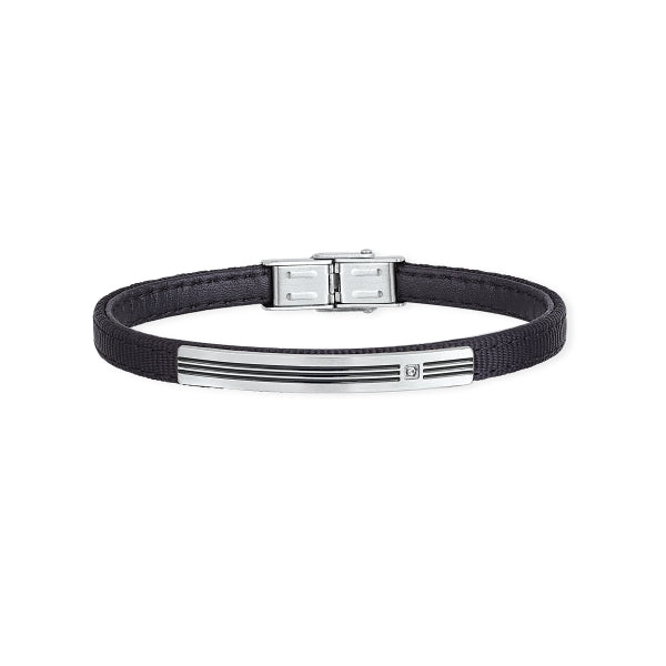 2JEWELS - Bracciale Acciaio e Pelle