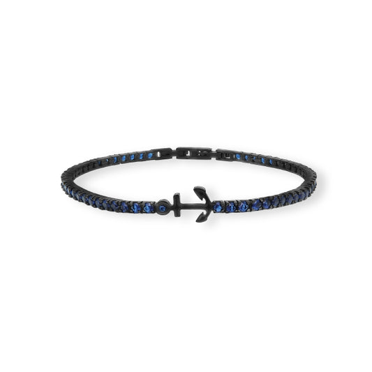 2JEWELS - Bracciale Tennis Spinello Blu