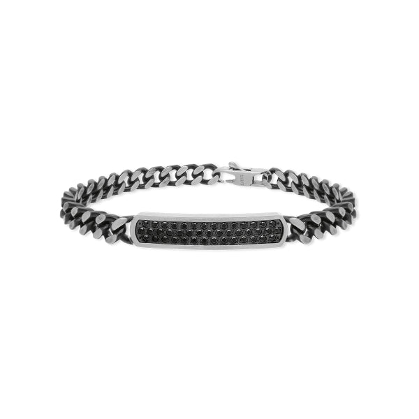 2JEWELS - Groumette bracelet with plate
